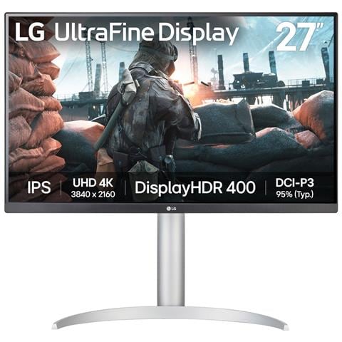 Monitor 27" IPS Flat 27UP650K-W.AEK 4K Ultra HD Tempo di risposta 5 ms - Foto 1