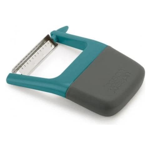 Pelapatate Duo Julienne Ergonomico In Acciaio Inox Per Verdure A Forma Di Spaghetti Compatto E Sicuro Colore Blu - Foto 1