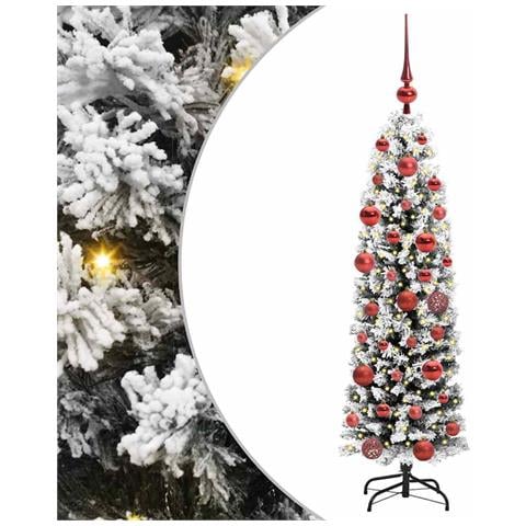 Albero di Natale artificiale con 150 LED Verde 150 cm - Foto 1