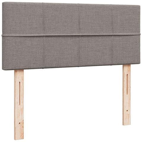 Struttura Letto Pouf con Materasso Tortora 120x200cm in Tessuto - Foto 9