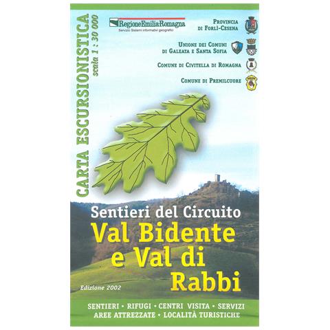 Sentieri del circuito. Val Bidente e Val di Rabbi 1:30.000 - Foto 1