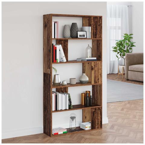 Armadio per Libri Legno vecchio 80 x 24 x 159 cm - Foto 2