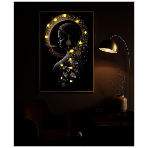 Stampa Con Led Su Tela Laccata Inda Con Cornice - Foto 8