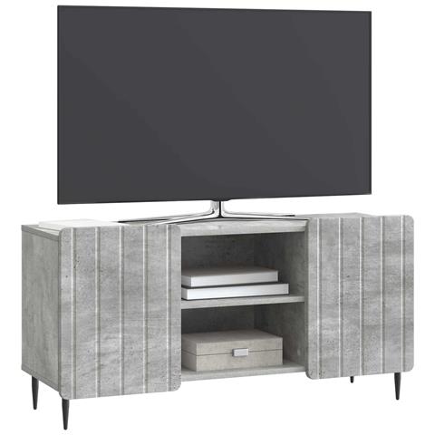 Mobile TV Grigio Cemento 102 x 34,5 x 52 cm - Foto 2