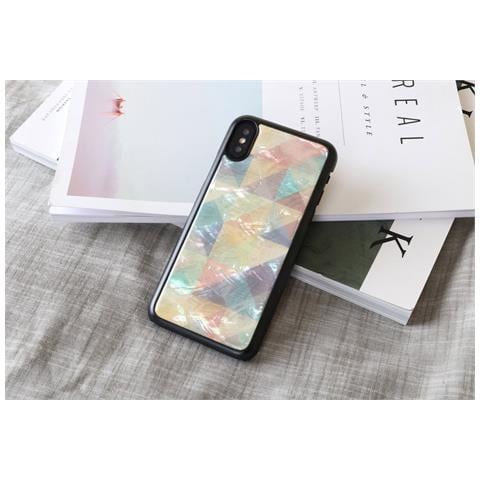 Custodia Per Iphone Xs /s, Mosaico, Nera - Foto 4