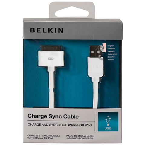 Cavo di Ricarica e Sincronizzazione per iPhone / iPod da 1.2 m Colore Bianco - Foto 2