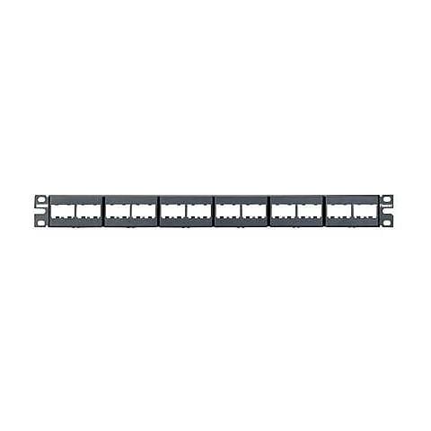 24-port modular patch panel 1U pezzo di pannello - Foto 1