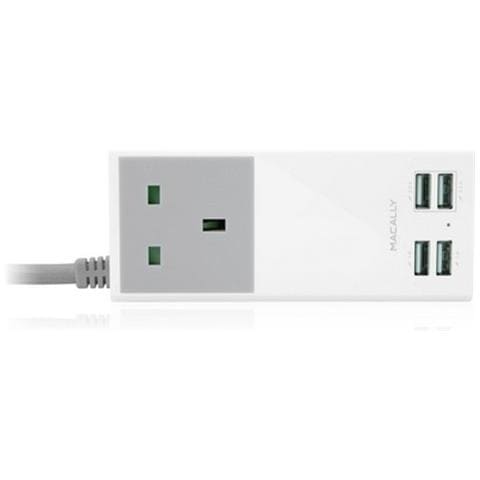 Caricabatterie multilplo da muro con 4 porte USB per iPhone / iPad - Foto 3