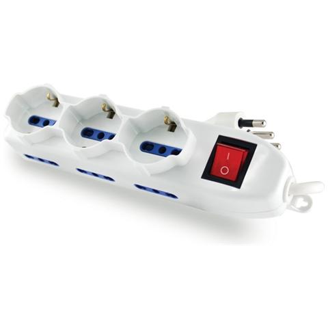 Multipresa Bipasso 9 Posti + Tasto On Off 16a - Foto 7