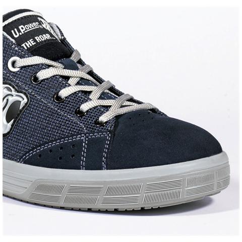 Scarpa antinfortunistica N 45 tomaia in jeans classe S1P SRC - Foto 2