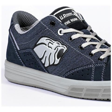 Scarpa antinfortunistica N 45 tomaia in jeans classe S1P SRC - Foto 3