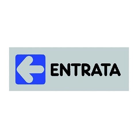 Cartello Adesivo Entrata 15x5 Cm - Foto 2