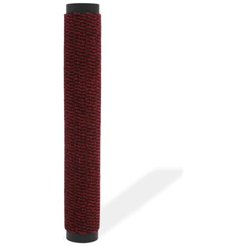 Tappeto Antipolvere Trapuntato Rettangolare 120x180cm Rosso - Foto 4