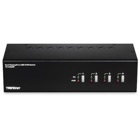 4-port Display Port Kvm Switch Dual Monitor In - Foto 3