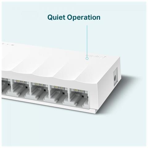 Switch di Rete Non Gestito 8 Porte RJ-45 (10/100) Colore Bianco - Foto 3
