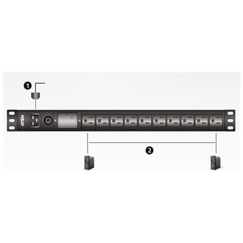 Pdu 1u Di Base Con Protezione Da Sovrsione, Pe0110sg - Foto 3
