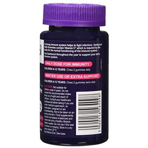 Bambini Gummies Vitamina C Immune Support Supplement 30 Gummies - Foto 4