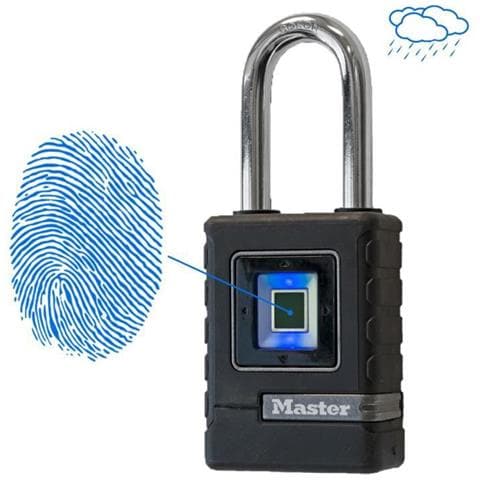 Lucchetto Biometrico Ad Alta Sicurezza [ impermeabile] [ impronta Digitale E Codice Di Emergenza Direzionale] 4901eurdlhcc - Foto 1