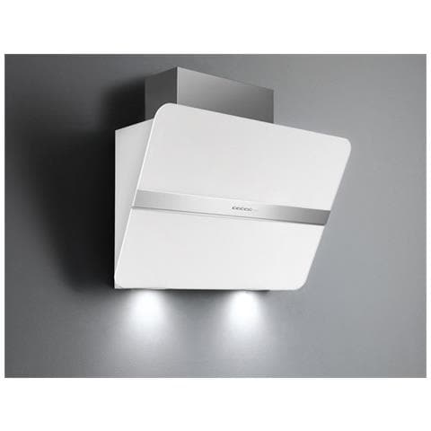 Cappa Flipper a Parete 85 cm Aspirante / Filtrante Colore Vetro Bianco Satinato - Foto 3