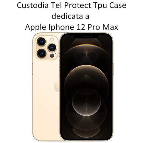 Custodia Tpu Silicone Liquid Air Cover Case Per Apple Iphone 12 Pro Max Black - Foto 2