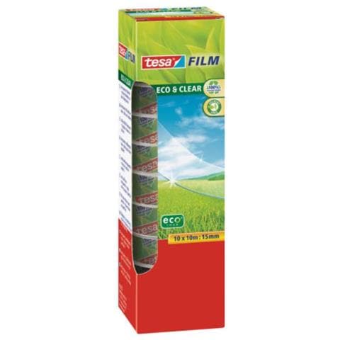 57070-00000-00 Nastro Adesivo Da Cancelleria 10 M Trasparente 10 Pz - Foto 1