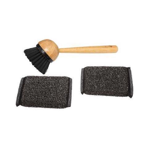 Kit Di Accessori Per Lavare Piatti, Bambù - Foto 2