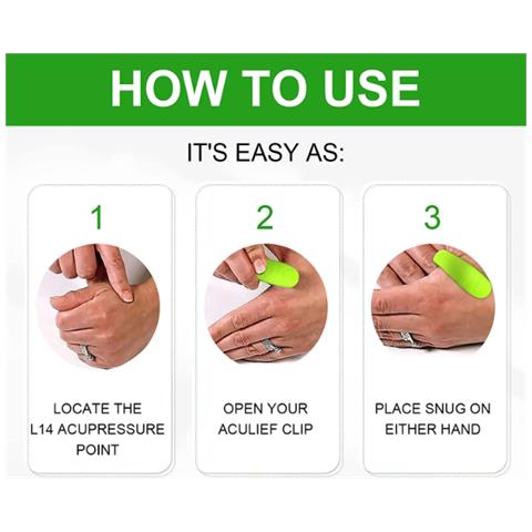 Clip Per Punto Di Pressione Manuale Per Digitopressione, Confezione Da 2 Green - Foto 2