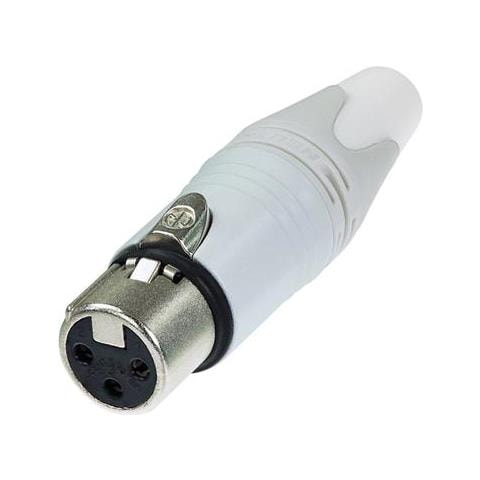 Nc3fxx-wt Cavo Di Collegamento Xlr Nero, Acciaio Inossidabile, Bianco - Foto 1