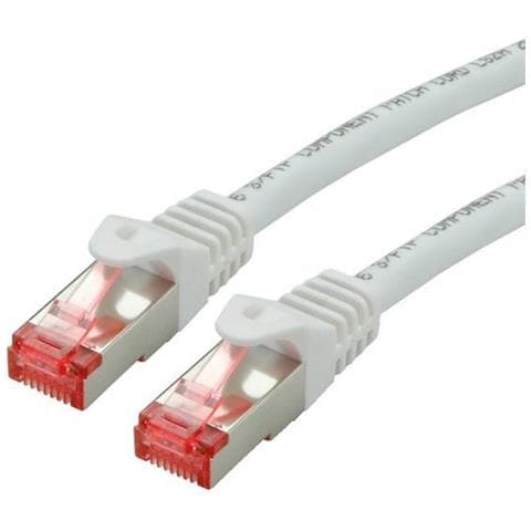 21152661 Cavo Di Rete Bianco 1 M Cat6 S /ftp (s-stp) - Foto 1
