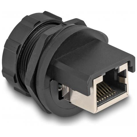 Accoppiatore RJ45 Cat. 6A con cappuccio di protezione per installazione integrata IP67 polvere e impermeabile - Foto 3
