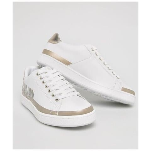 Scarpe Donna Sneakers Spotrive White Logo Oro N. 38 - Foto 5