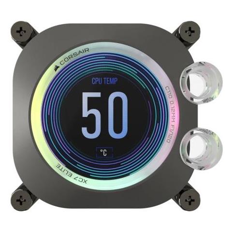 Dissipatore CPU a Liquido iCUE XC7 RGB ELITE per LGA 1700, Socket AM4, Socket AM5 - Foto 1