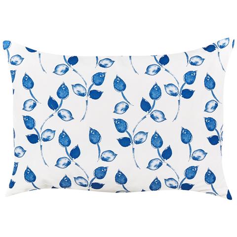 Set Di 2 Cuscini Tessuto Bianco E Blu 40 X 60 Cm Torbora - Foto 7