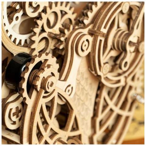 Puzzle 3d In Legno | Orologio A Gufo - Foto 2