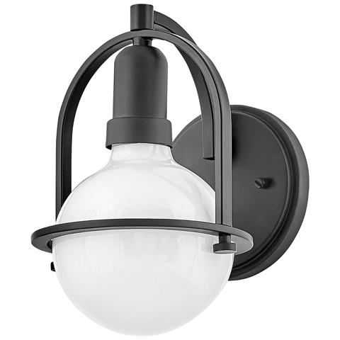 Applique Industrial Nordico Somerset Acciaio Nero 1 Luce E27 - Foto 1