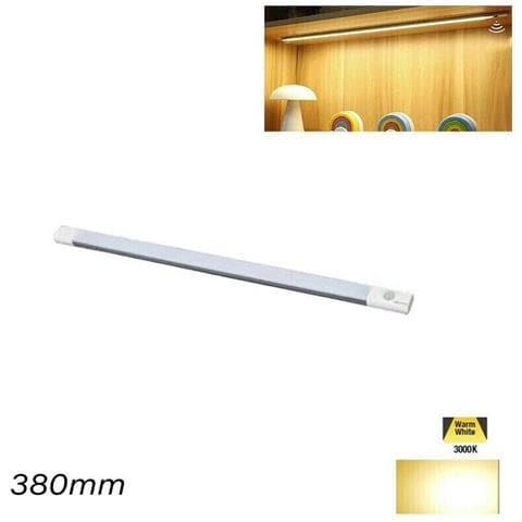 Barra Led Cucina Luce Calda Sensore Movimento Sotto Pensile Ricaricabile 38cm - Foto 1