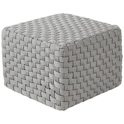 Pouf Nalli Materiale Sintetico Grigio - Foto 2