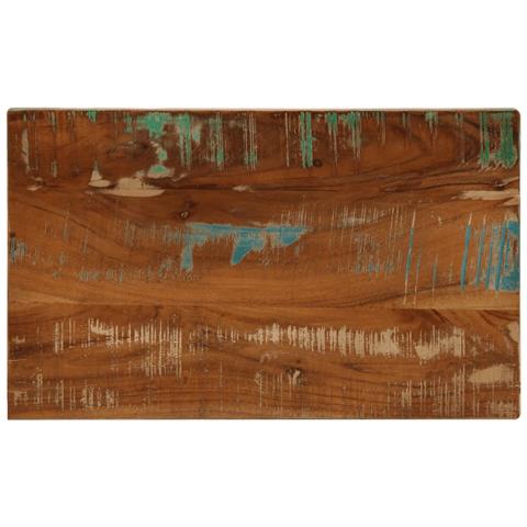 Piano Tavolo 60x20x2,5 Cm Rettangolare In Massello Di Recupero - Foto 1