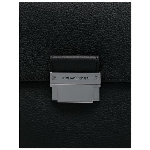 Black Casual Backpack Zaino Pelle Di Mucca Borse Uomo Nero Eu One Size, 33f4lhda8l-001 - Foto 3