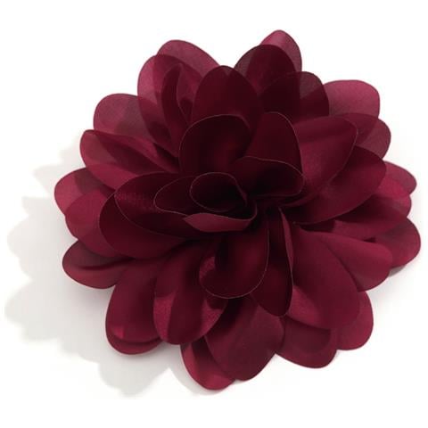 Spilla A Fiore In Raso Darkblue - Foto 1