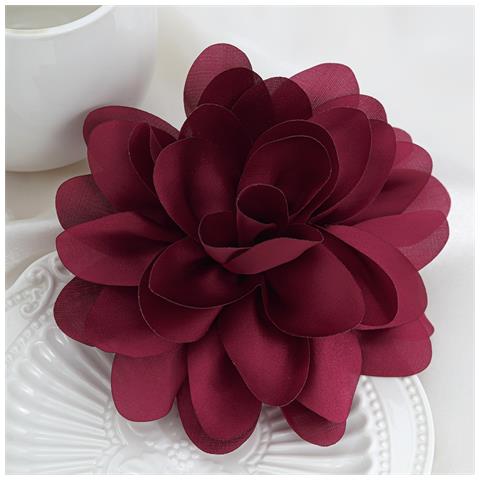 Spilla A Fiore In Raso Darkblue - Foto 2