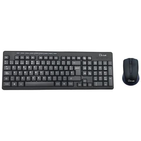 Tastiera e Mouse USB LL-KB-555-WCOMBO  per Casa e Ufficio (Layout Spagnolo) Colore Nero - Foto 1