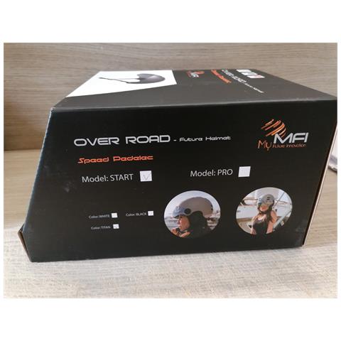 Mfi - Casco Over Road Start Sp Colore Titanio Tg M (55-58) - Foto 2