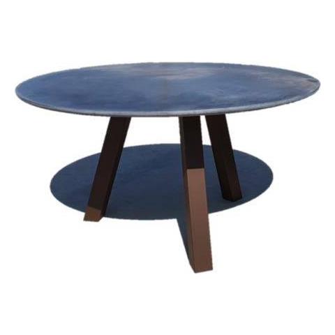 Tavolo Round Up In Acciaio Cemento - Foto 1