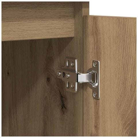 Credenza con Cassetti Rovere Artigianale 100,5x35x76 cm - Foto 9