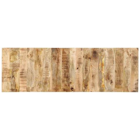 Testiera 160 Cm In Legno Massello Di Mango Grezzo - Foto 1