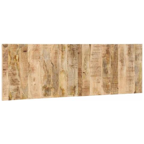 Testiera 160 Cm In Legno Massello Di Mango Grezzo - Foto 2