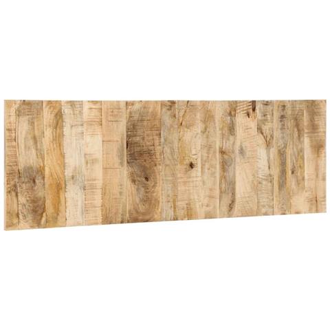 Testiera 160 Cm In Legno Massello Di Mango Grezzo - Foto 3