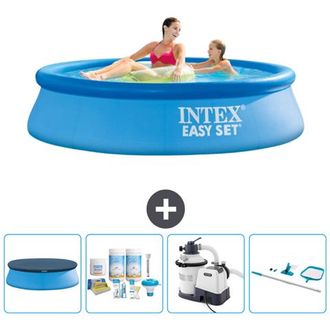 Piscina Fuori Terra - In Giro - 244x244x61 Cm - Blu - Include Accessori Coordinati Cb65 - Foto 1