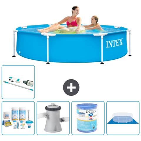 Piscina Fuori Terra - In Giro - 244x51 Cm - Blu - Include Accessori Coordinati A1449 - Foto 1